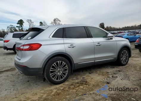 2016 Lincoln Mkx Reserve z USA, uszkodzony, nr VIN 2LMTJ6LRXGBL27585